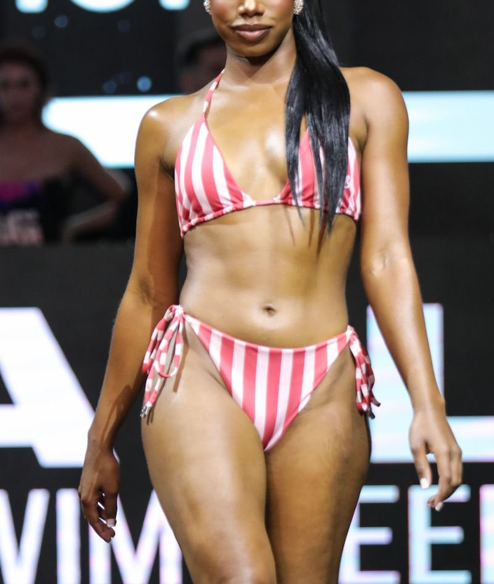 PINK & WHITE BIKINI SET