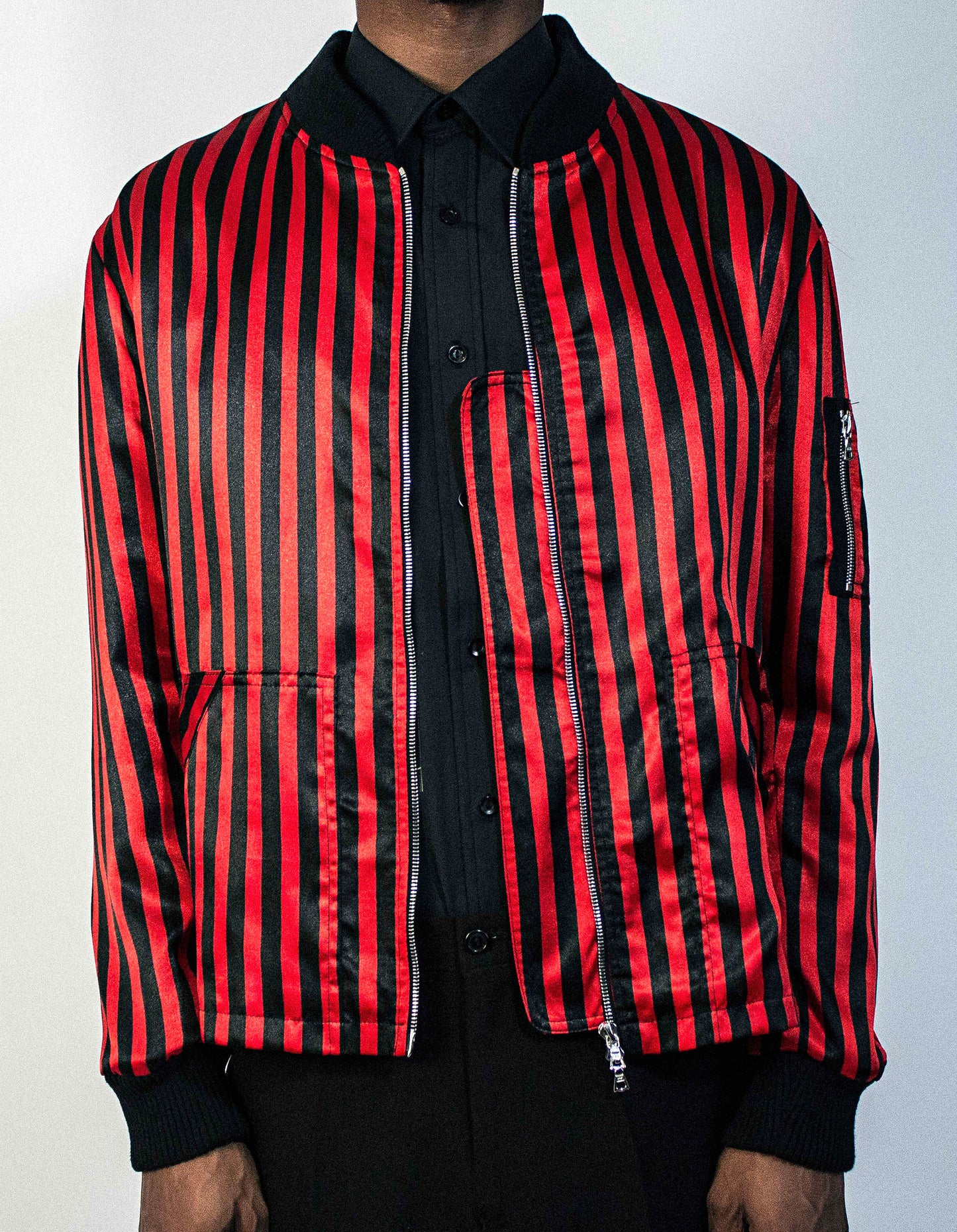 EMPIRE SILK STRIPE JACKET